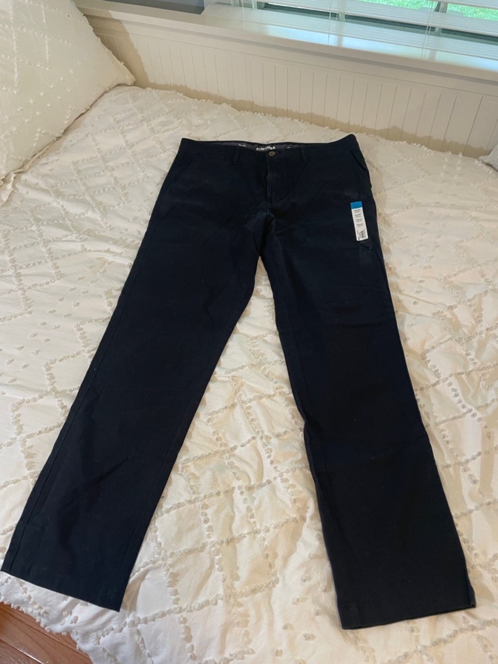 Sonoma Men’s Black Chinos 36 x 34 long pants nwt